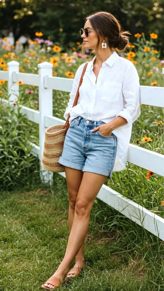 How to make jorts and style them for summer outfits