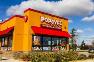 Popeyes receipt showing the survey invitation code needed to access the TellPopeyes survey 